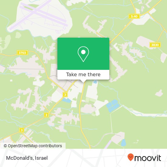 McDonald's, באר טוביה, אשקלון, 83815 map