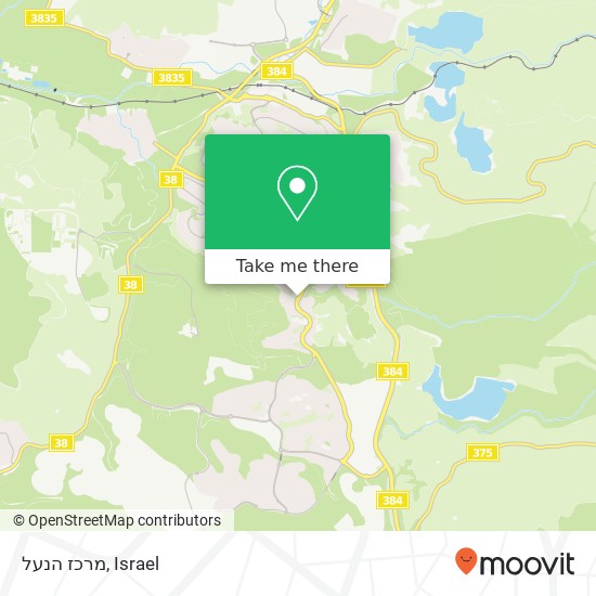 Карта מרכז הנעל, בית שמש, ירושלים, 99000