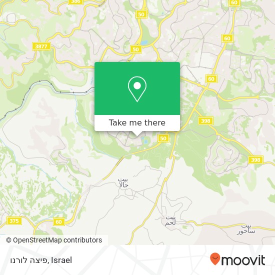 פיצה לורנו, null map