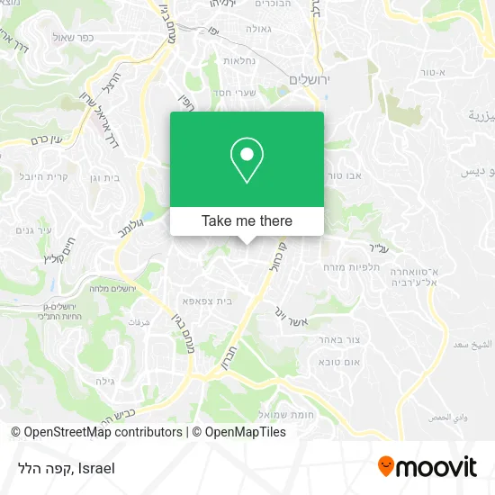 Карта קפה הלל