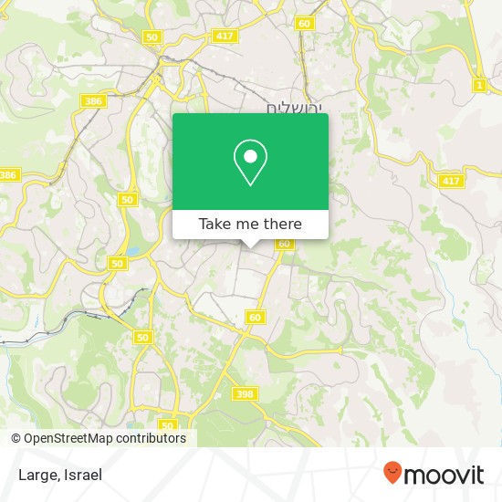 Large, יהודה בקעה, ירושלים, 93467 map