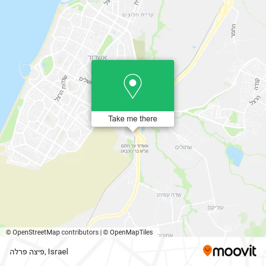 Карта פיצה פרלה
