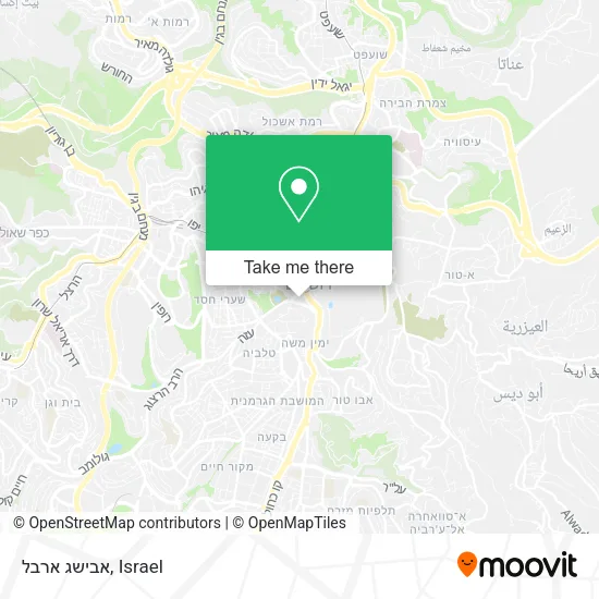 Карта אבישג ארבל