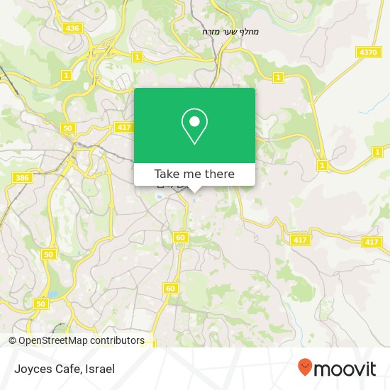 Joyces Cafe, null map