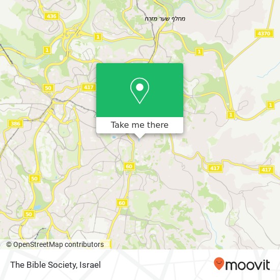 The Bible Society map