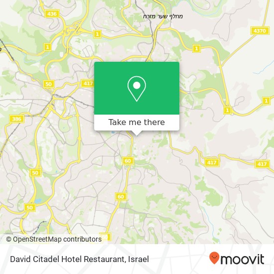 David Citadel Hotel Restaurant, null map