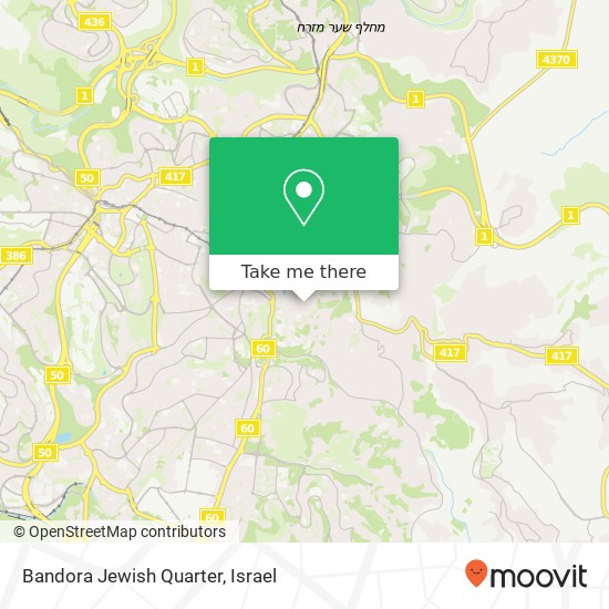 Карта Bandora Jewish Quarter, null