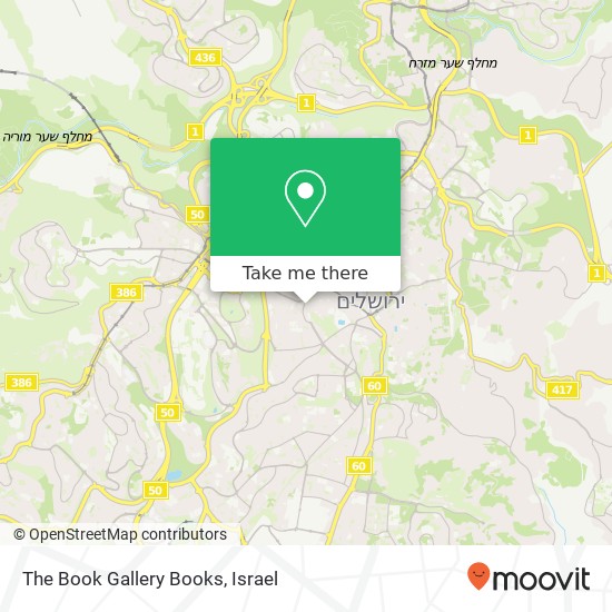 The Book Gallery Books map