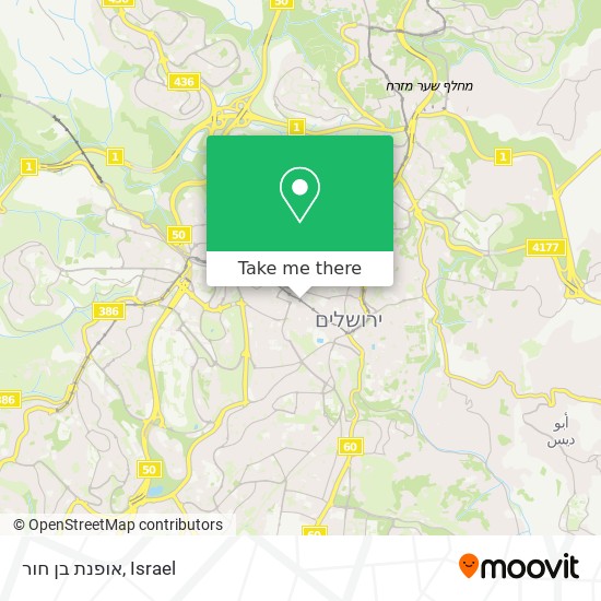 אופנת בן חור map