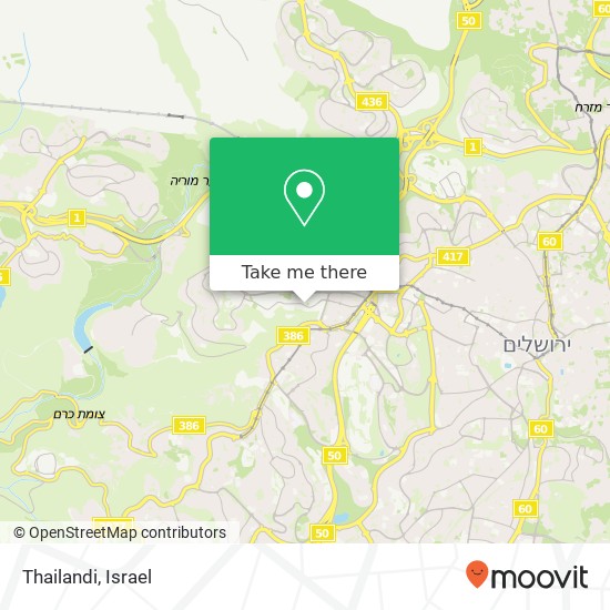Thailandi, בית הדפוס ירושלים, ירושלים, 95483 map