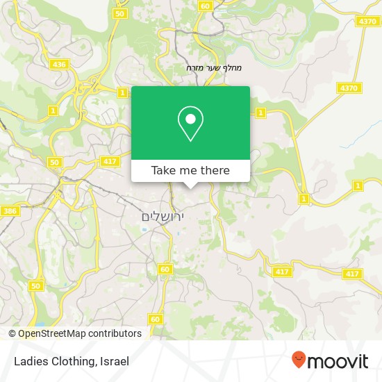 Ladies Clothing, null map