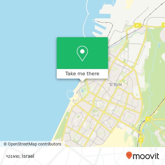 שאנטי, אשדוד, אשקלון, 77000 map