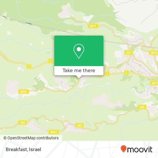 Breakfast, שואבה, ירושלים, 90855 map