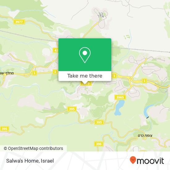 Salwa's Home, עין נקובא, 90847 map