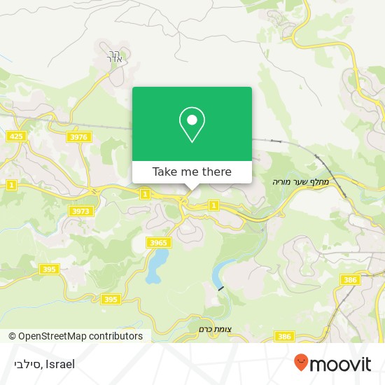 Карта סילבי, מבשרת ציון, ירושלים, 90805