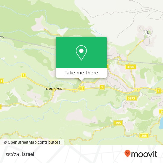 אלביס, יד השמונה, ירושלים, 90895 map