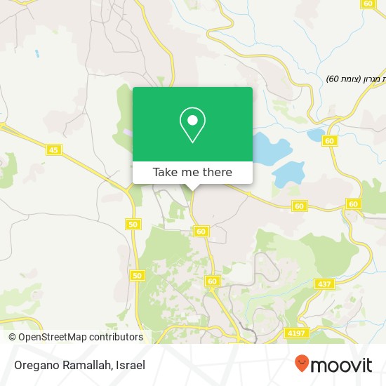 Карта Oregano Ramallah, null
