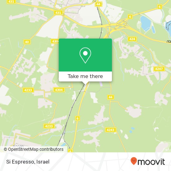 Si Espresso, רמלה, 50295 map