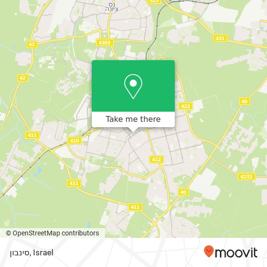 סינבון, ביל"ו רחובות, 76420 map