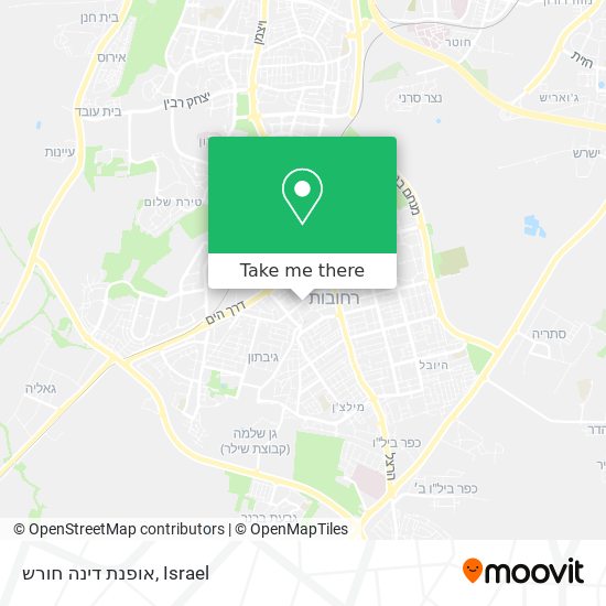 אופנת דינה חורש map