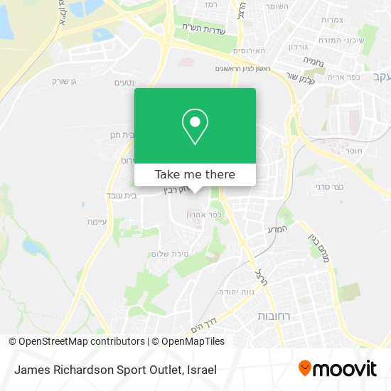 Карта James Richardson Sport Outlet