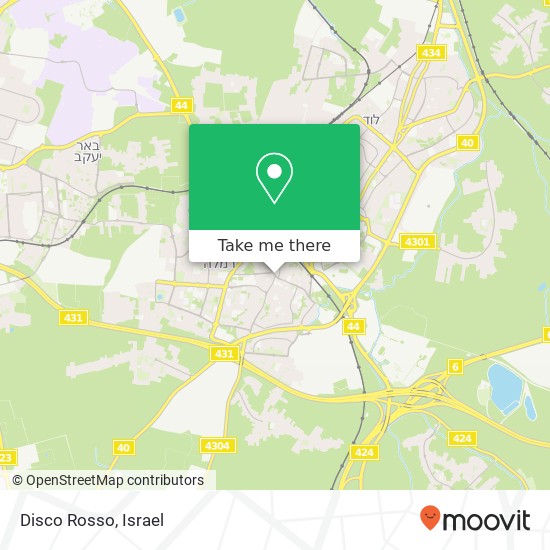 Карта Disco Rosso, שדרות הרצל רמלה, רמלה, 72406