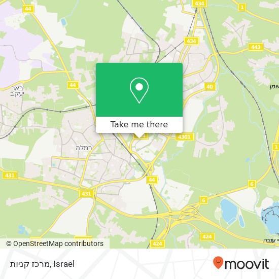 מרכז קניות map