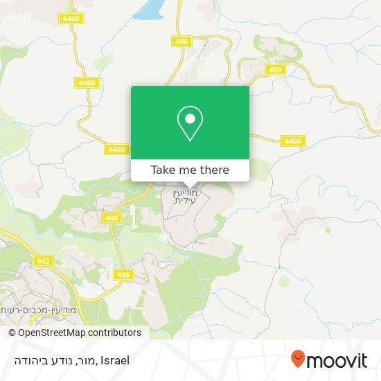 מור, נודע ביהודה map