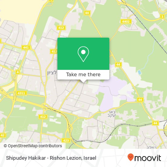 Shipudey Hakikar - Rishon Lezion, שדרות יעקב 2 שיכוני המזרח, ראשון לציון, 75000 map