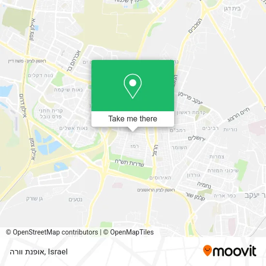 Карта אופנת וורה