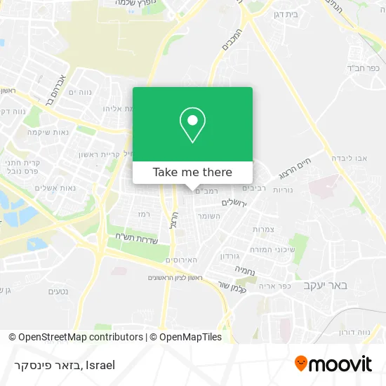Карта בזאר פינסקר
