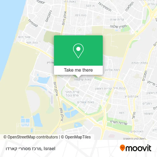Карта מרכז מסחרי קארדו