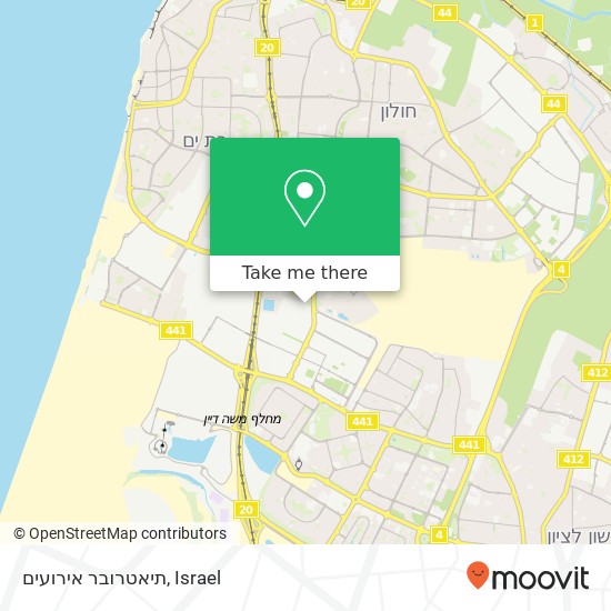 תיאטרובר אירועים map