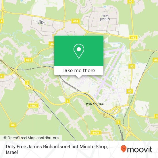 Карта Duty Free James Richardson-Last Minute Shop, פתח תקווה, 49342