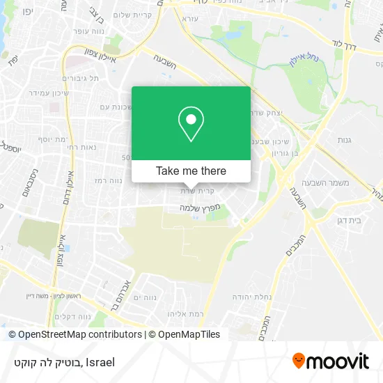 Карта בוטיק לה קוקט