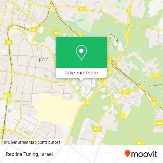 Redline Tuning, חולון, 58000 map