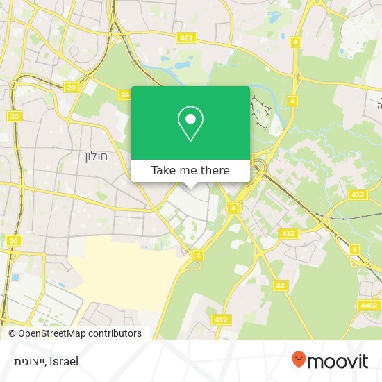 ייצוגית, הבנאי חולון, תל אביב, 58000 map