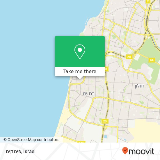 Карта פינוקים, בלפור בת ים, תל אביב, 59371
