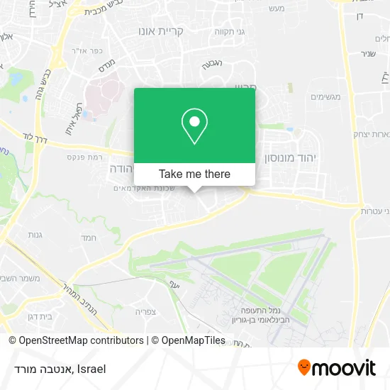 Карта אנטבה מורד