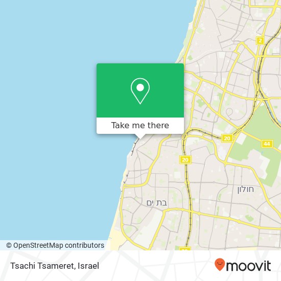 Tsachi Tsameret, בת ים עג'מי, גבעת עלייה, תל אביב-יפו, 60000 map
