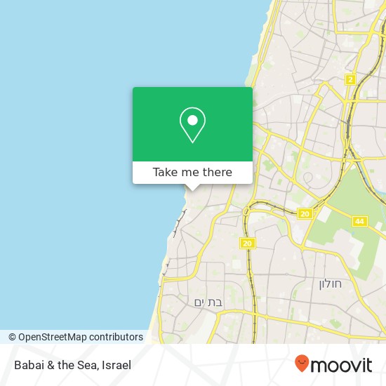 Babai & the Sea, קדם 123 עג'מי, גבעת עלייה, תל אביב-יפו, 68051 map