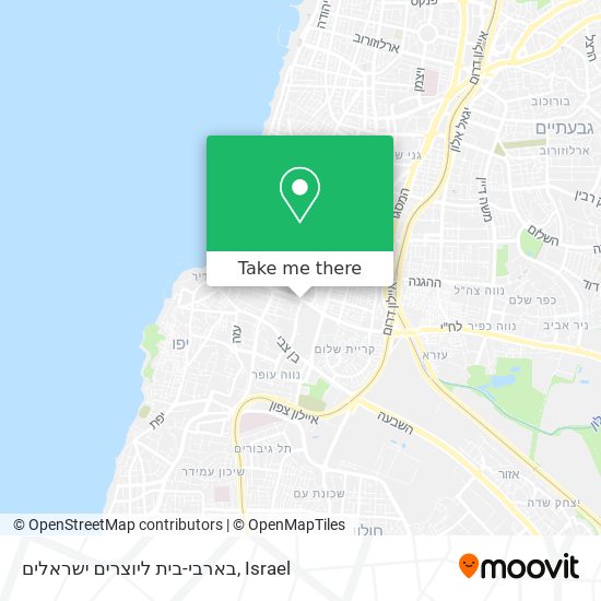 בארבי-בית ליוצרים ישראלים map