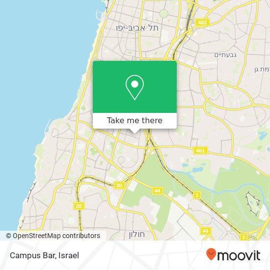 Campus Bar, גבעת בן יהודה שפירא, תל אביב-יפו, 66170 map