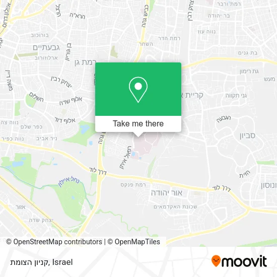 Карта קניון הצומת