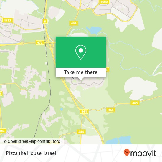 Карта Pizza the House, רבי עקיבא אלעד, פתח תקווה