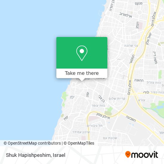 Карта Shuk Hapishpeshim
