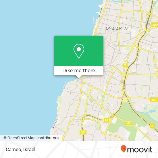 Cameo, גולדמן נחום צפון יפו, תל אביב-יפו, 68029 map