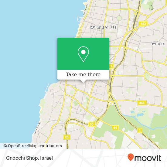 Gnocchi Shop, שדרות ושינגטון פלורנטין, תל אביב-יפו, 66086 map