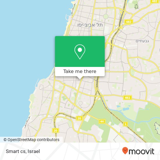 Карта Smart cs, דרך שלמה נווה שאנן, תל אביב-יפו, 60000