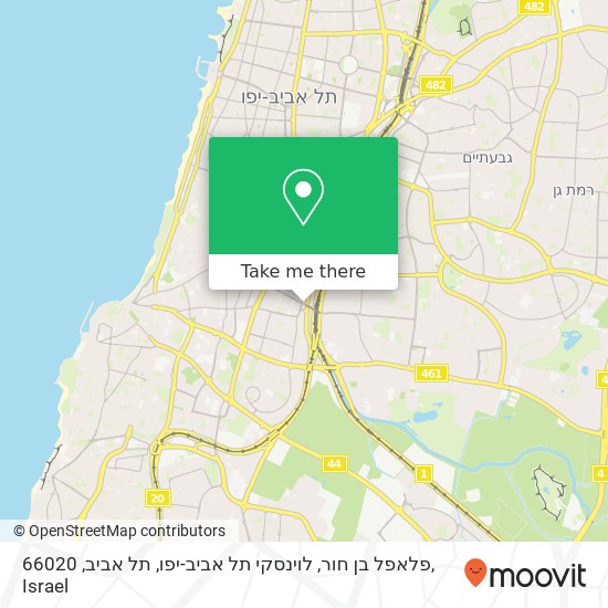 פלאפל בן חור, לוינסקי תל אביב-יפו, תל אביב, 66020 map